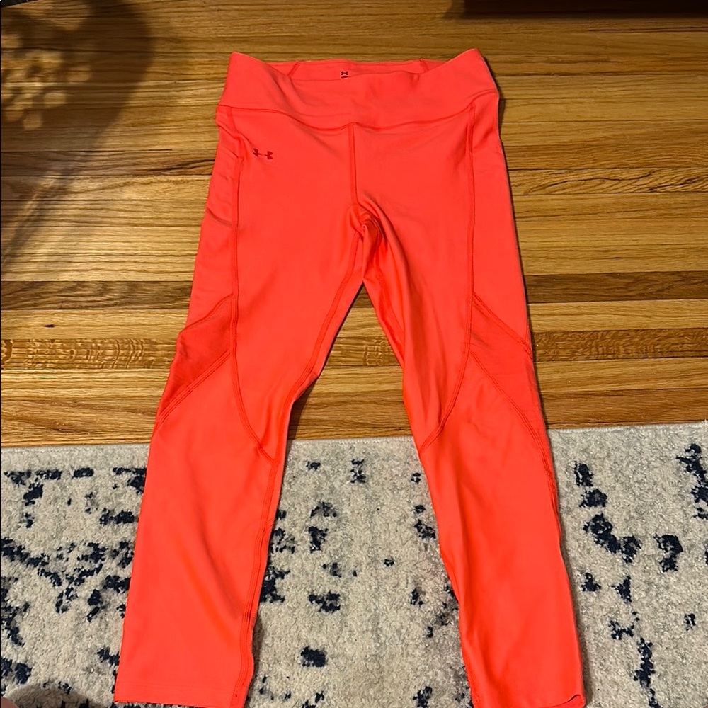 Under Armour Bright Coral Athletic Leggings